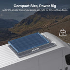 Renogy 200W ShadowFlux Anti-Shading N-Type Solar Panel  12V/24V System 200 Watt Solar Panel 25% High-Efficiency  PV Module Power Charger for RV Marine Rooftop Farm Battery Off-Grid Applications