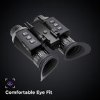 GOYOJO 4K Head-Mounted Night Vision Goggles & Binoculars for Adults – Infrared NVG with Manual Focus & 8X Digital Zoom for Hunting  Camping  and Outdoor Surveillance