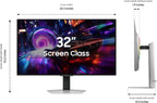 Samsung 32” Odyssey QD-OLED G8 (G81SF)  4K  240Hz  Gaming Monitor  0.03ms Response Time  DisplayHDR True Black 400  AMD FreeSync™ Premium Pro  G-Sync Compatibile  3 Yr Warranty  LS32FG810SNXZA  2025