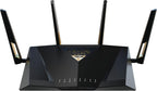 ASUS RT-BE88U Dual-Band WiFi 7 AiMesh Extendable Performance Router  4K-QAM  MLO  Dual 10G Ports  SFP+  4X 2.5G Ports  4X 1G Ports  34G WAN/LAN Capacity  Network Security  Built-in VPN