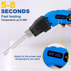 Komsepor Foam Cutter Electric Hot Knife with Screen Styrofoam Air Cooled 20-200W 110-120V (6 Blades) for EPP, EPS, XPS, EPE, KT Board, Sponge