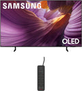 Samsung QN65S85FAFXZA 65 Inch OLED HDR 4K Smart TV with an AudioQuest G8 8-Outlet USB-A/USB-C AC Power Surge Protector (2025)
