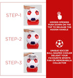 Coca-Cola Soccer Ball 5 Can Cooler, 12V DC/110V AC Cooler, for home, dorm, office, travel, camping, car, boat, truck, beverages, snacks, skincare, cosmetics, medication