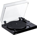 Fluance RT82 Reference High Fidelity Vinyl Turntable Record Player with Ortofon OM10 Cartridge  Speed Control Motor  High Mass MDF Wood Plinth  Vibration Isolation Feet - Piano Black