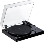 Fluance RT82 Reference High Fidelity Vinyl Turntable Record Player with Ortofon OM10 Cartridge  Speed Control Motor  High Mass MDF Wood Plinth  Vibration Isolation Feet - Piano Black