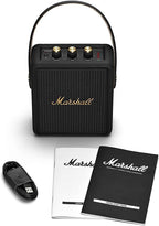 Marshall Stockwell II Portable Bluetooth Speaker  Black and Brass