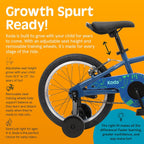 Retrospec Koda Plus Kids Bike for Boys & Girls Ages 4-6 Years - 16" Children's Bicycle, Adjustable Seat & Handlebars