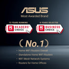 ASUS ZenWiFi BT10 Tri-Band WiFi 7 Mesh  18 Gbps  3000 sq.ft (1pk)  Dual 10G Ports  Security and Parental Controls Included  Smart Home Master SSIDs  4G & 5G Mobile Tethering
