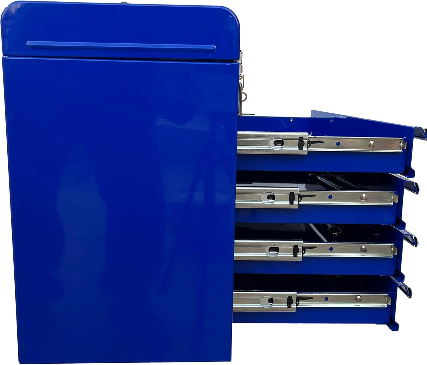 Workington Portable Metal Tool Chest with 4 Drawers, 20" 4-Drawer Tool Chest Cabinet with Ball Bearing Drawer Slides, Steel Tool Storage Box Organizer 4004 Blue