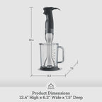 Breville BSB510XL Control Grip Immersion Blender, Brushed Stainless Steel