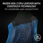 Razer Iskur V2 X NewGen Ergonomic Gaming Chair: Gen-2 EPU Leather with Cooltouch - Lumbar Support - Ultra-Wide Base - Foam Cushions - Adjustable 152 Degree Recline - 2D Armrests - Black/Green