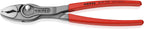 KNIPEX Tools 00 20 06 US4 3 Pc TwinGrip Pliers Set, Plastic Dipped (6", 8", 10")