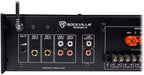 Rockville RCS180-6 180W 6-Zone 70v Commercial Amplifier  Bluetooth  USB/SD/RCA  Mic  Optical Inputs  FM  for Restaurants/Offices