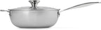 Le Creuset Tri-Ply Stainless Steel Pan 3.5 Quart Nonstick Saucier
