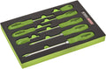 OEM Tools 23999 Mechanic's Screwdriver Set, 8 Piece | 8 Commonly Used Slotted Flathead & Phillips Screwdrivers | Auto Mechanic & Technician, & Homeowner Tools | Alloy Steel