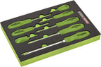 OEM Tools 23999 Mechanic's Screwdriver Set, 8 Piece | 8 Commonly Used Slotted Flathead & Phillips Screwdrivers | Auto Mechanic & Technician, & Homeowner Tools | Alloy Steel