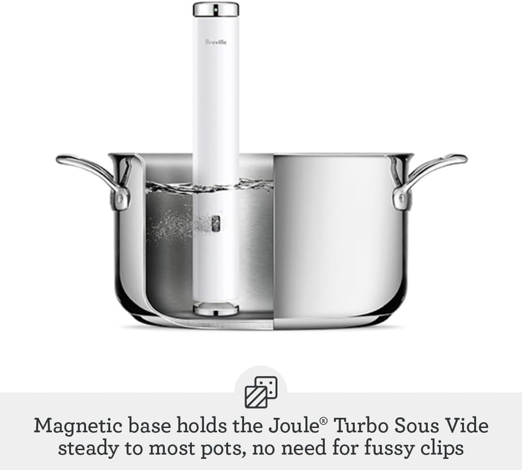 Breville BSV600PSS Joule Turbo Sous Vide Machine, Polished Stainless Steel