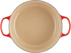 Le Creuset Enameled Cast Iron Signature Round Dutch Oven, 7.25 qt., Cerise
