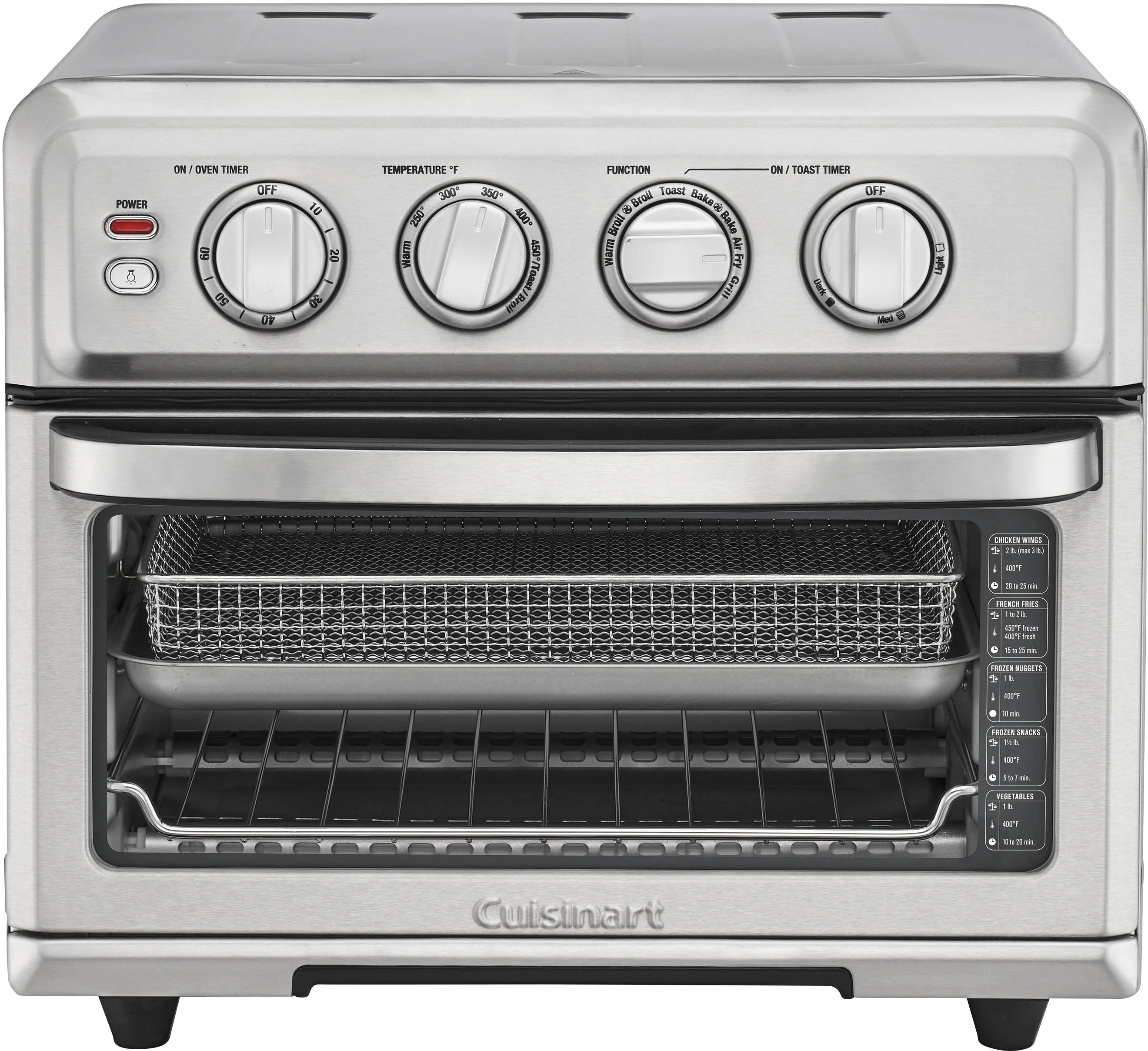 Cuisinart Air Fryer Toaster Oven with Grill Stainless Steel