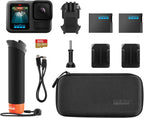 GoPro HERO13 Black Accessory Bundle - Includes The Handler  2 Enduro Batteries  2 Curved Adhesive Mounts  64GB SanDisk MicroSD Card  and Carrying Case