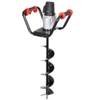 XtremepowerUS 1500W Electric Post Hole Digger with 6测 Auger Bit, Anti Vibration Handle & Safety Lock for Soil & Fence Posts