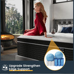 Full Size Mattress, 10 Inch Full Size Mattress in a Box, Medium Plush Hybrid Mattress