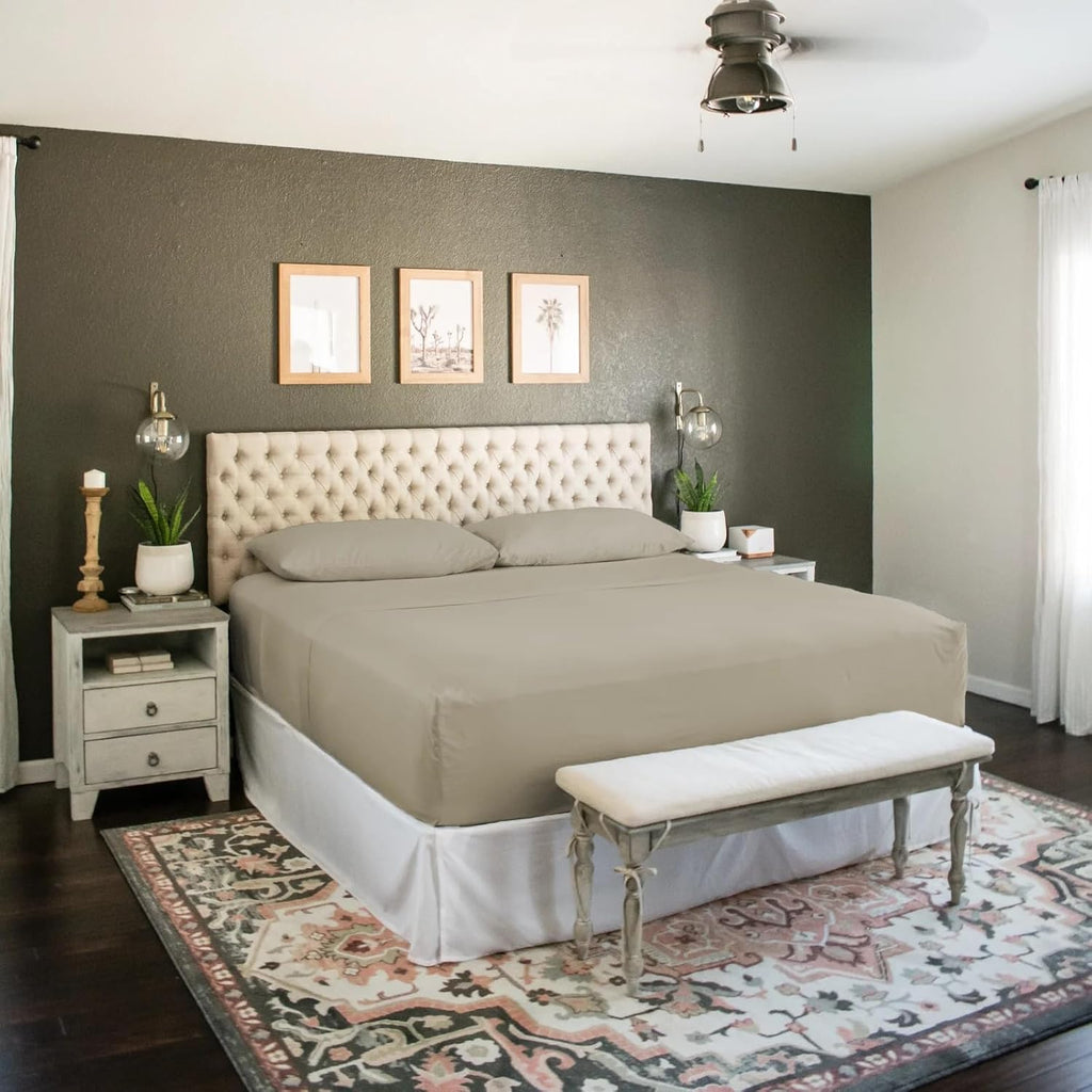 Luxe & Lazy Sheet Set (King, Sea)