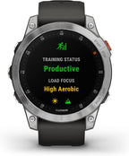 Garmin epix Gen 2  Premium Active smartwatch  Touchscreen AMOLED Display  Adventure Watch with Advanced Features  Slate Steel (Renewed)