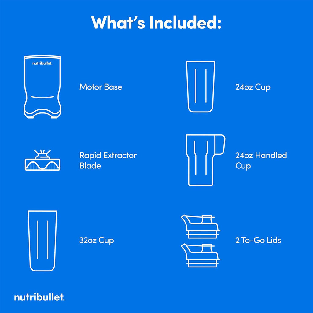nutribullet Ultra Personal Blender NB50500, 32 oz, Gray