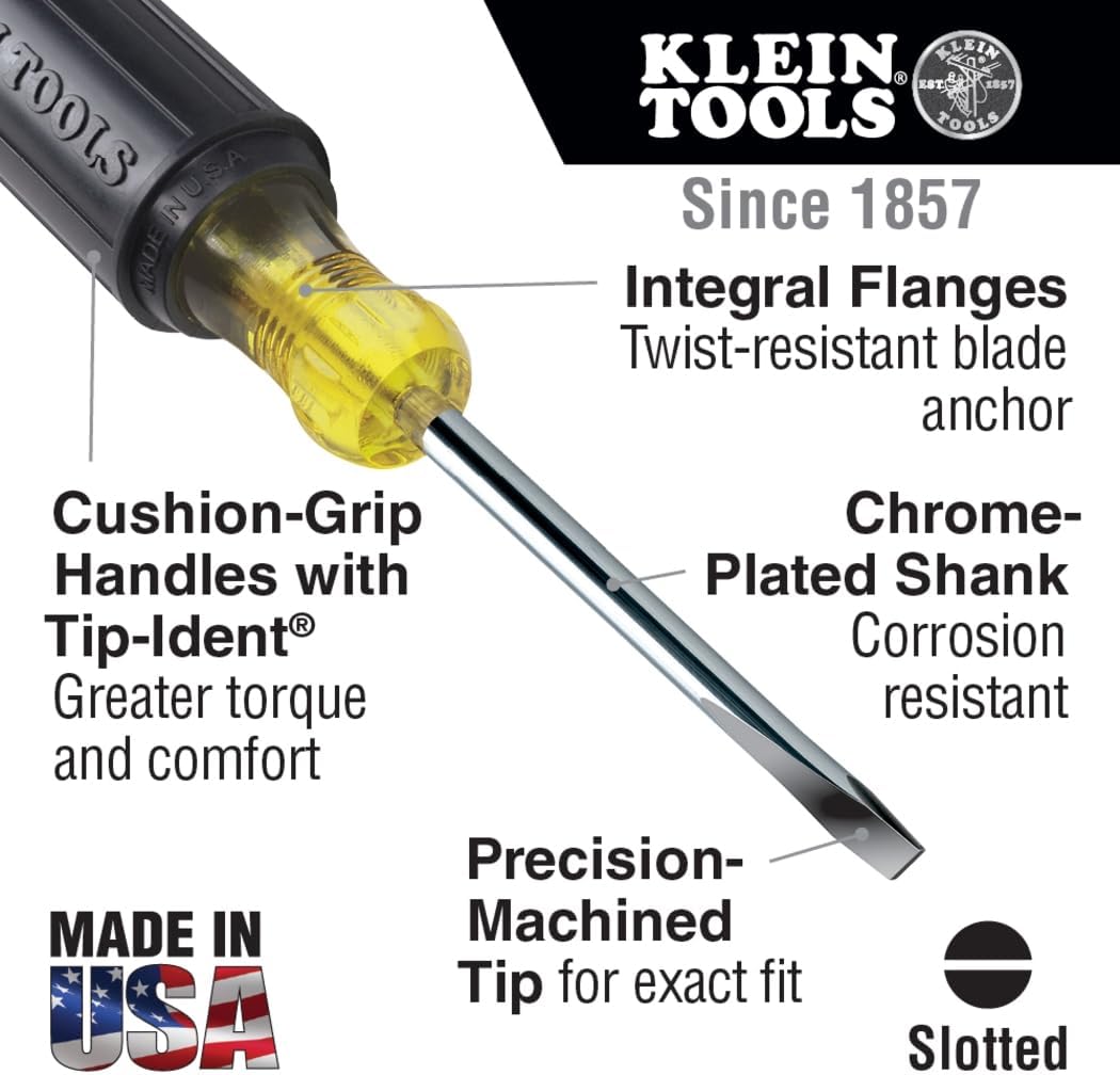 Klein Tools 80006 Trim-Out Tool Kit, Made in USA, with Klein Hand Tools and a 4-Pocket Leather Pouch, 6-Piece
