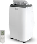 BLACK+DECKER Portable Air Conditioner, 8,000 BTU for Rooms Up To 350 Sq. Ft., Portable AC with Full Function Remote Control & Window Kit, BPT05WTBA, White