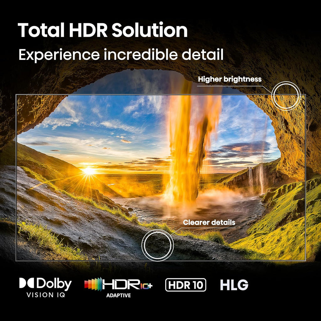 Hisense 55" Class U6 Series Mini-LED 4K UHD Smart Fire TV (55U65QF  2025 Model) - QLED  Native 144Hz  HDR10+  Dolby Vision IQ  Dolby Atmos  Game Mode Pro  ALLM  Alexa Built in  Black