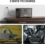 pecron Portable Power Station F3000LFP  3072Wh Solar Generator  3600W LiFePO4 Battery Home Backup  Fast Charging Lithium Battery with 100W USB-C Output for Home  Camping  RV  Emergency