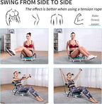 Adjustable Ab Trainer Machine - Multi-Functional Ab Machine for Stomach Workout with Waist Twisting & Core Crunch Training - Home Gym Abdominal Exercise Equipment