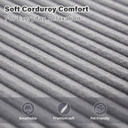 Folding Sofa Bed with Pillow, Convertible Sleeper Chair, Comfy Floor Futon Couch Mattress Lounge Lounge Sofa for Adults Portable Fold Out Chair Bed for Living Room Bedroom, Single, Gray