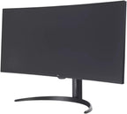 LG 34" Curved WQHD VA Black Monitor with Built-in Speaker  (3440x1440) 100Hz  5ms  Ultrawide MyView Streaming  Airplay2  Magic Remote  34SR65QC-B WebOS 2024 Model (Renewed)