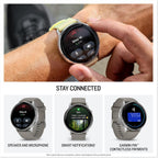 Garmin Venu 4  45mm  Advanced Health & Fitness GPS Smartwatch  Bright & Colorful Display  Flashlight  12 Days Battery Life | Silver with Gray Silicone Band  Signature Series Power Bundle