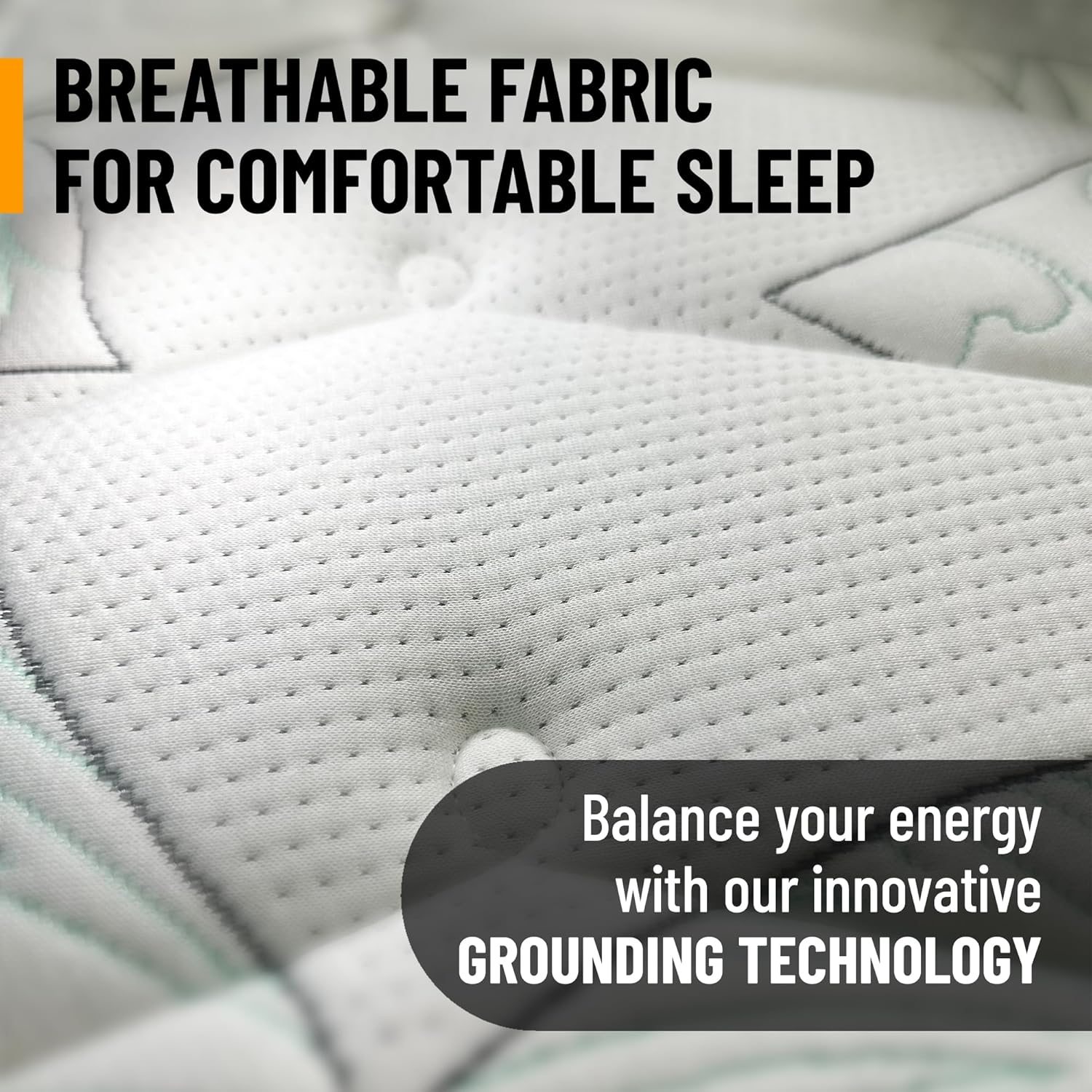 Ottomanson 12" Twin XL Plush Hybrid Mattress, Meditation Antistatic Quilted Cover, Comfort & Pressure Relief, Made in USA, Individually Pocketed Coils, CertiPUR-US® Foam, Fiberglass-Free, Bed in a Box