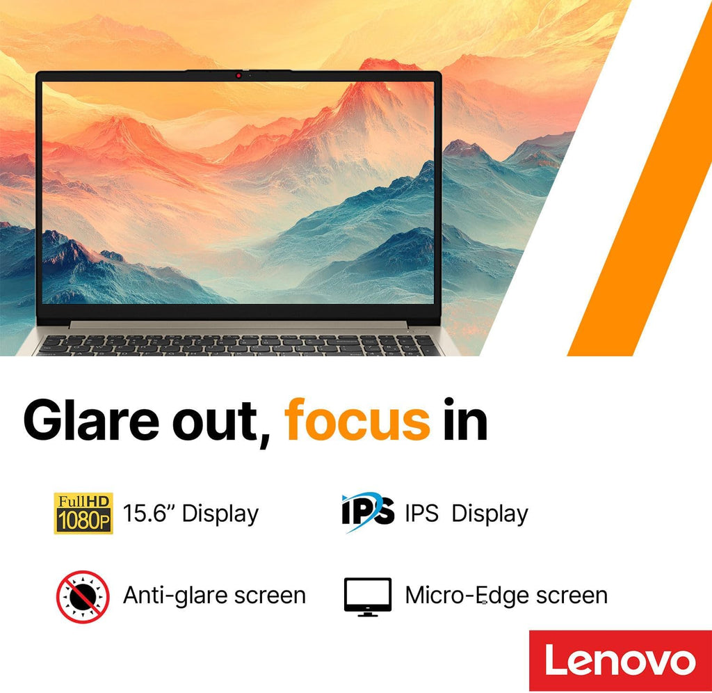 Lenovo IdeaPad 15.6" Business Laptop • Microsoft Office 365 • 1.1TB Storage • DDR4 • Intel Dual core • 1TB Cloud and 128GB SSD • WiFi 6 • Copilot AI • HDMI • Windows 11 no Mouse • Essential Laptop