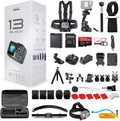GoPro HERO13 (Hero 13) Black - Waterproof Action Camera with 5.3K HDR Video  27MP Photos  1/1.9" Image Sensor  Live Streaming  Webcam  Stabilization + 64GB Card & 50 Piece Accessory Kit - Bundle