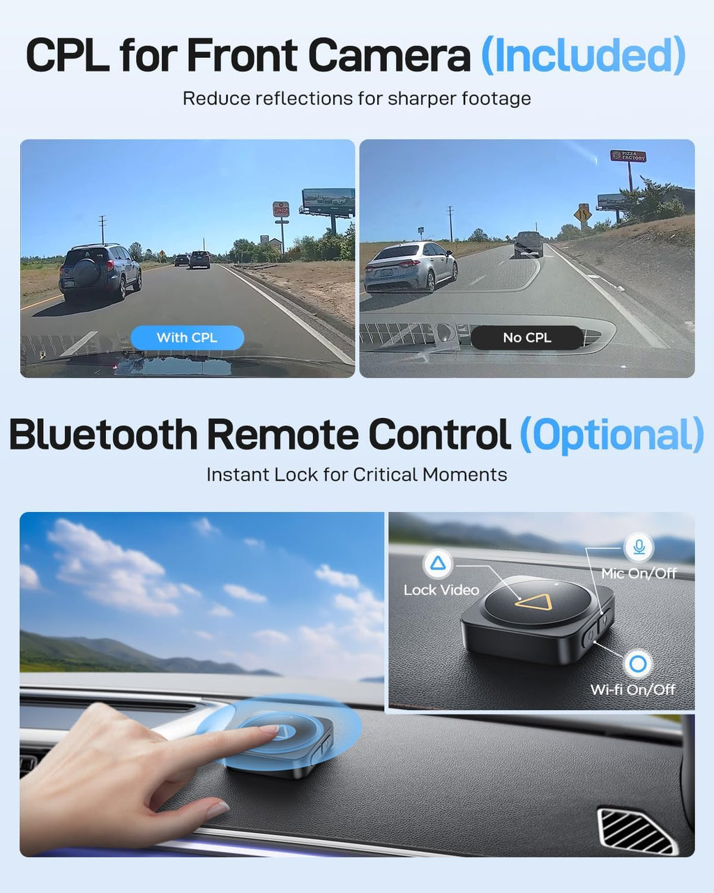 VIOFO A229 Ultra 2CH Dual 4K Dash Cam Front and Rear  Dual STARVIS 2 IMX678 Sensors & 2-Channel 4K HDR  Faster 5GHz Wi-Fi & Precise GPS Car Camera  Voice Control  Super Night Vision 2.0
