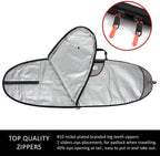 OCEANBROAD Surfboard Longboard Bag Day Bag Travel Bag 5'0, 5'6, 6'0, 6'6, 7'0, 7'6, 8'0, 8'6, 9'0, 9'6, 10'0