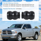 DICMIC Rear Suspension Rubber Helper Spring Kit Compatible with 2009-2021 Dodge Ram 1500 2WD/4WD Replace# DR1500DQ
