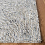 SAFAVIEH Aspen Collection Area Rug - 9' x 12', Grey & Beige, Handmade Boho Wool, Ideal for High Traffic Areas in Living Room, Bedroom (APN286F)