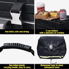 MARUTAI 18'' Rolling Tool Bag with Wheels, Tool Bags Organizer, with Telescopic Handle and Waterproof Cover, 330lbs Load Rated, Storage Manager Toolbox for Camping, Construction Sites