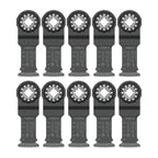 BOSCH 1-1/4 in. OSL114JF-10 Starlock Oscillating Multi-Tool Bi-Metal Blade 10-Pack - Professional Swiss-Made Precision, 3D Interface Design, Universal Tool Compatibility for Clean Cuts in Hard Wood