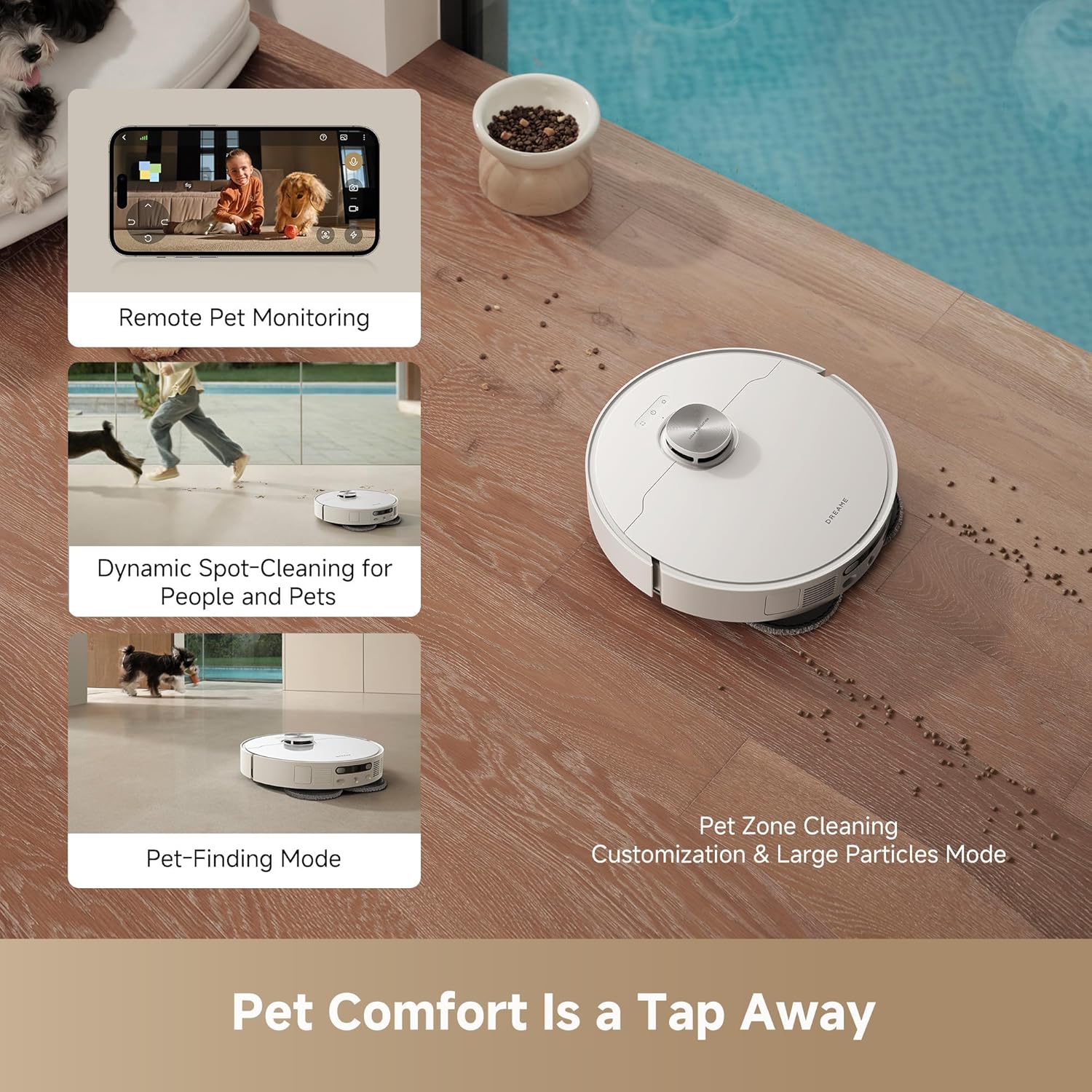 DREAME L40s Ultra AE Robot Vacuum and Mop Combo, 19,000Pa Suction, Self Emptying Dust Box, Flexible Mop & 167℉ Self Cleaning Washboard, Diverse Brush Selection, All-in-One Station, Auto Refill