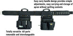 CLC Custom Leathercraft 5609 3 Piece Electrical Combo Tool Belt, 20 Pocket, Black, 29-46 inches