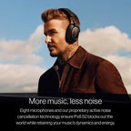 Bowers & Wilkins Px8 S2 Wireless Over-Ear Headphones  Active Noise Cancelling & Transparency Mode  High-Res Playback  30H Playtime with Quick Charge Support  Bluetooth Headphones  Onyx Black