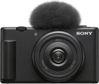Sony ZV-1F Content Creator's Ultimate Kit: 128GB Extreme Memory  Mic  Video Light  Editing Software U-Grip  and Tripod Bundle (21pc)